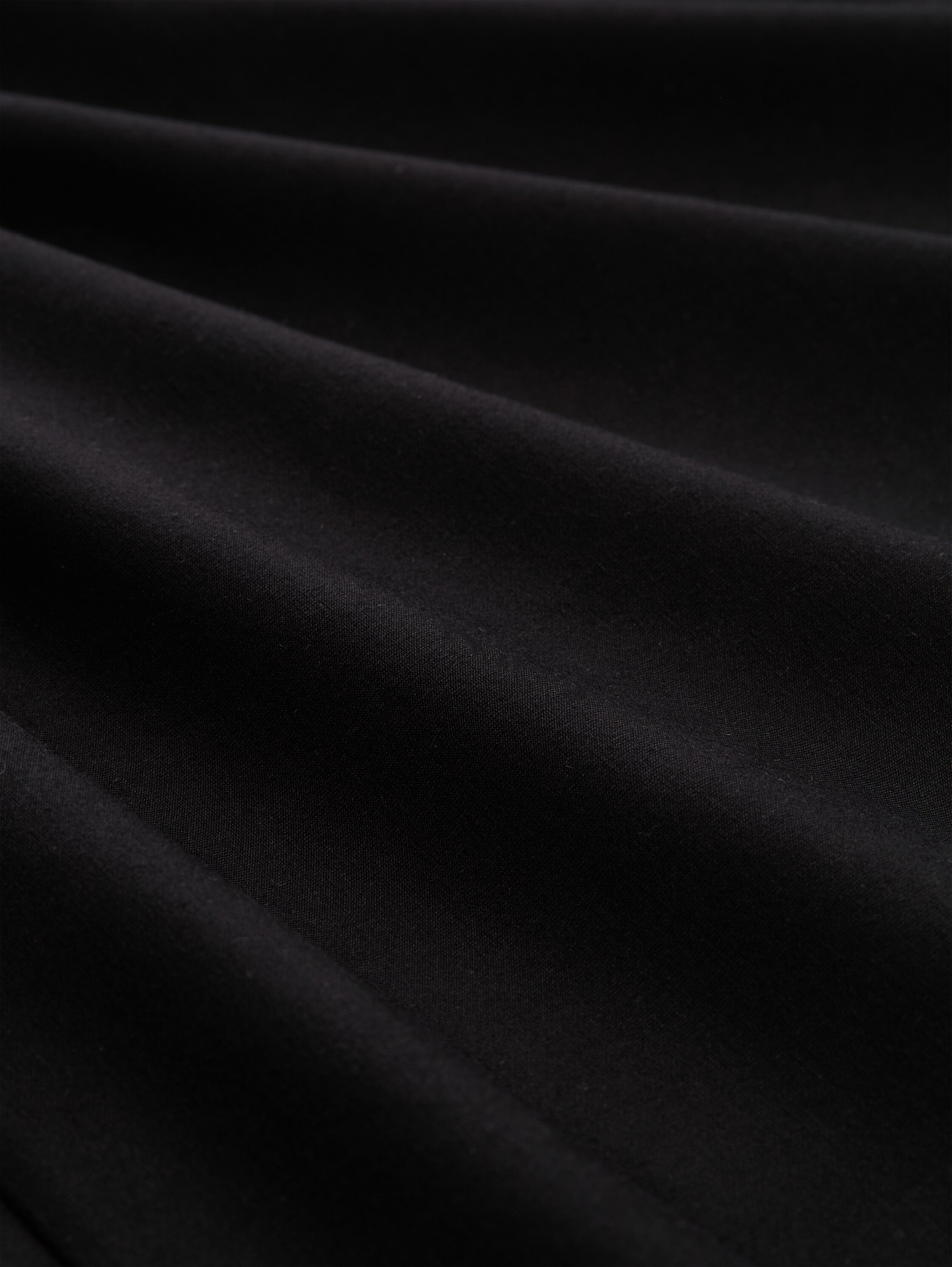 Boxy Fit Scuba Sweatjacke - deep black - Material-Ansicht