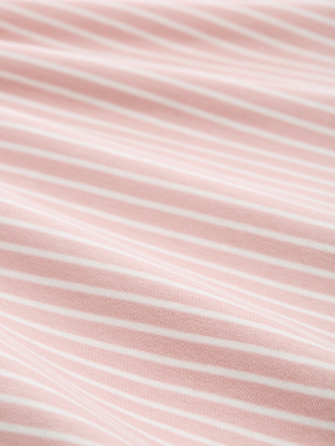 Sweatshirt mit Streifenmuster - morning pink offwhite stripe - Material-Ansicht