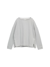 Ausgewählt, Sweatshirt mit Streifenmuster von Tom Tailor, blau