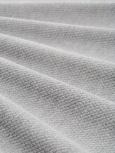 Sweatshirt mit Knopf-Details - medium silver grey melange - Material-Ansicht