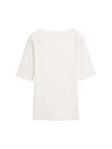 Ausgewählt, Basic T-Shirt von Tom Tailor, weiß