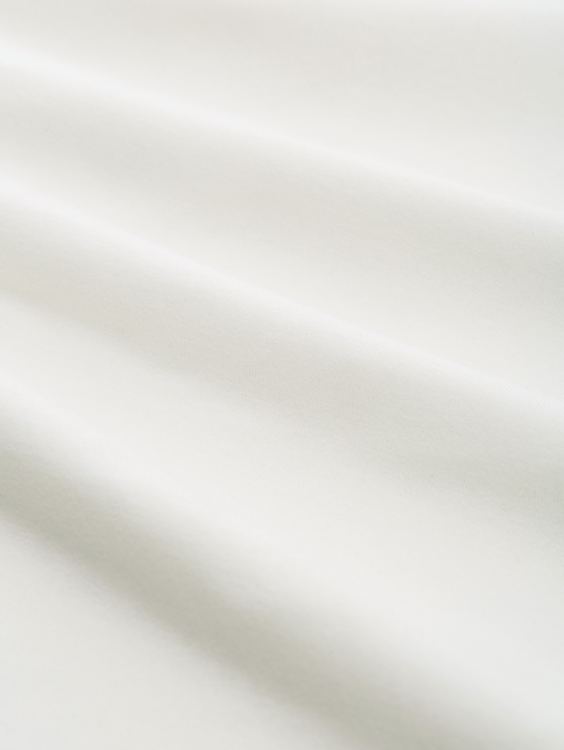 Basic T-Shirt - Whisper White - Material-Ansicht