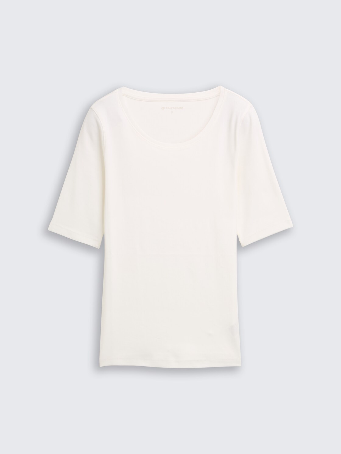 Basic T-Shirt - Whisper White - Vorder-Produkt-Ansicht
