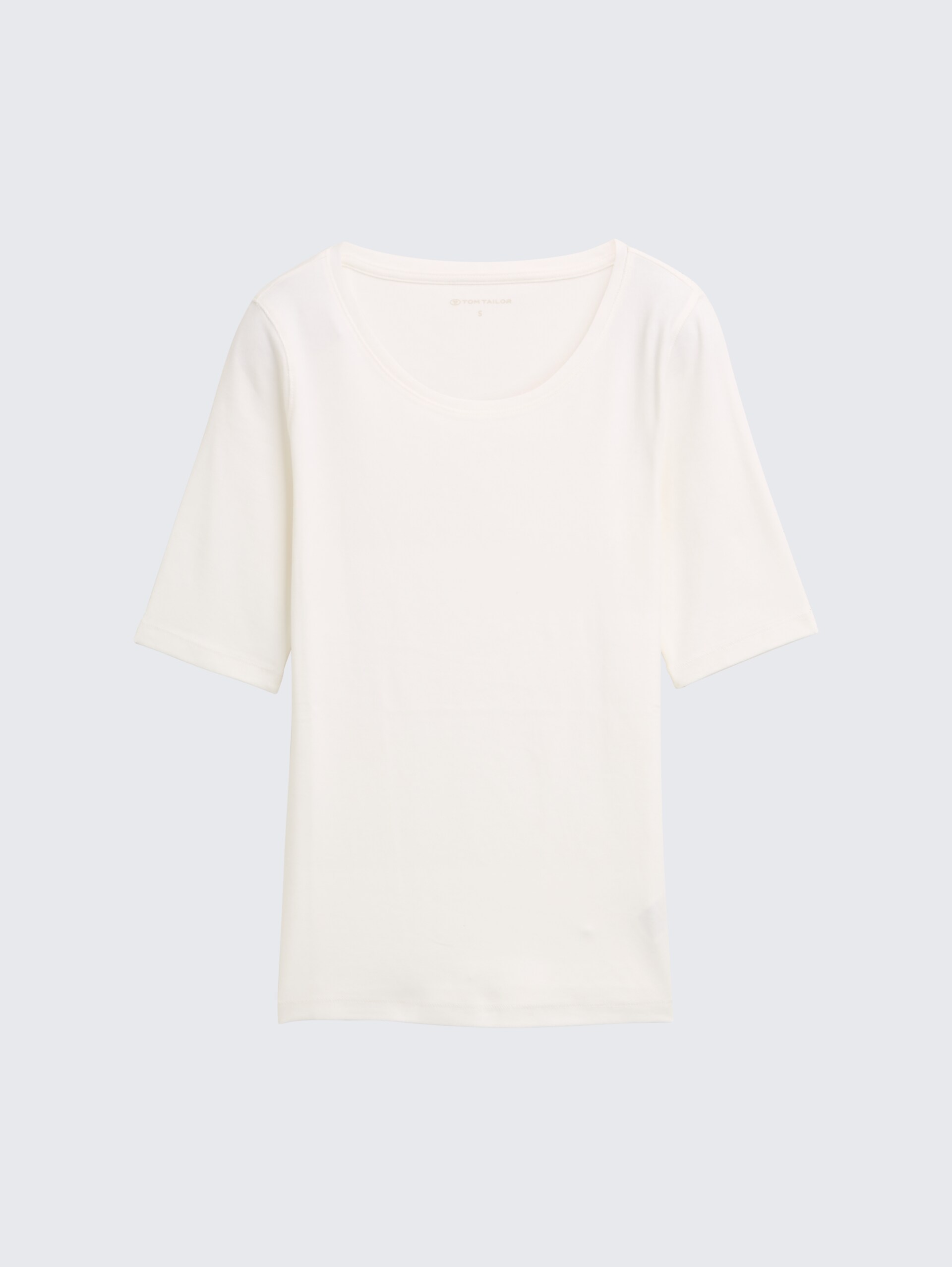 Basic T-Shirt - Whisper White - Vorder-Produkt-Ansicht