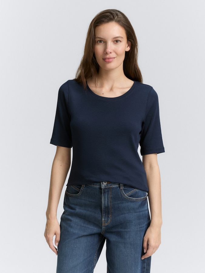 Basic T-Shirt von Women, sky captain blue