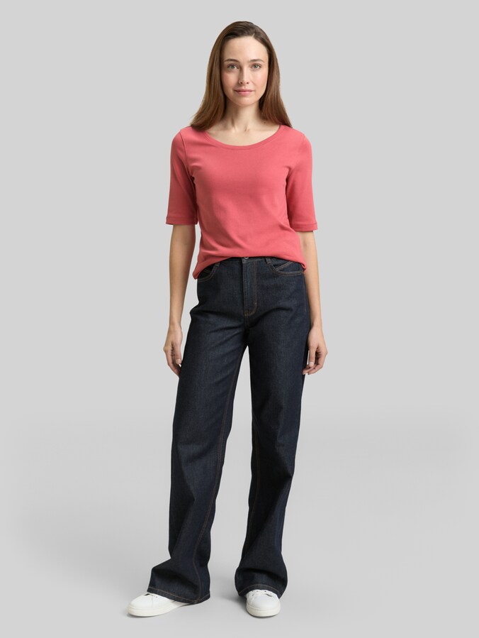 Basic T-shirt door Women, cozy pink