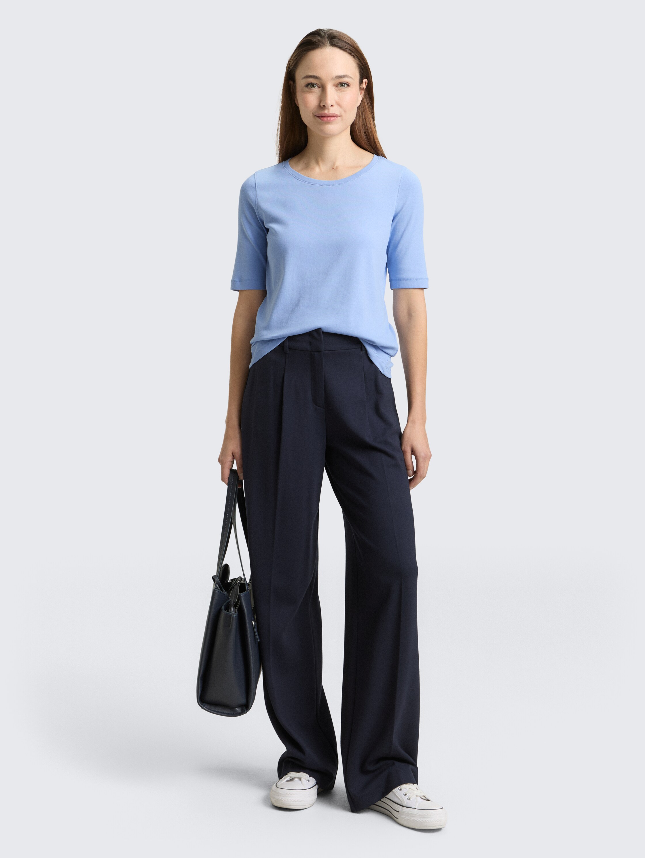 Basic T-shirt - light_fjord_blue - 