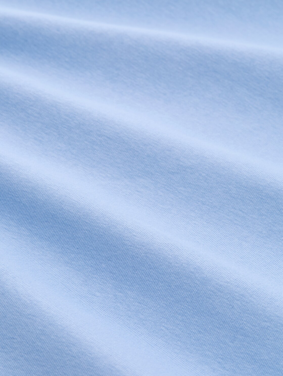 Basic T-Shirt - light fjord blue - Material-Ansicht