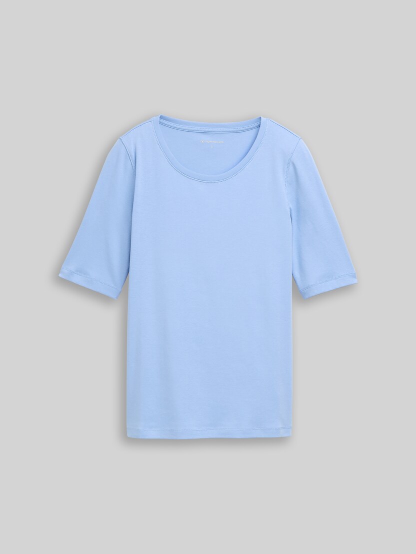 Basic T-Shirt von Women, light fjord blue
