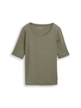 Nicht ausgewählt, Basic T-Shirt von Tom Tailor, grün