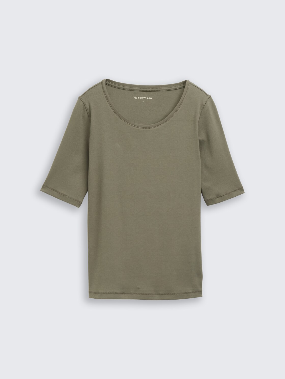 Basic T-Shirt - cloudy green - Vorder-Produkt-Ansicht