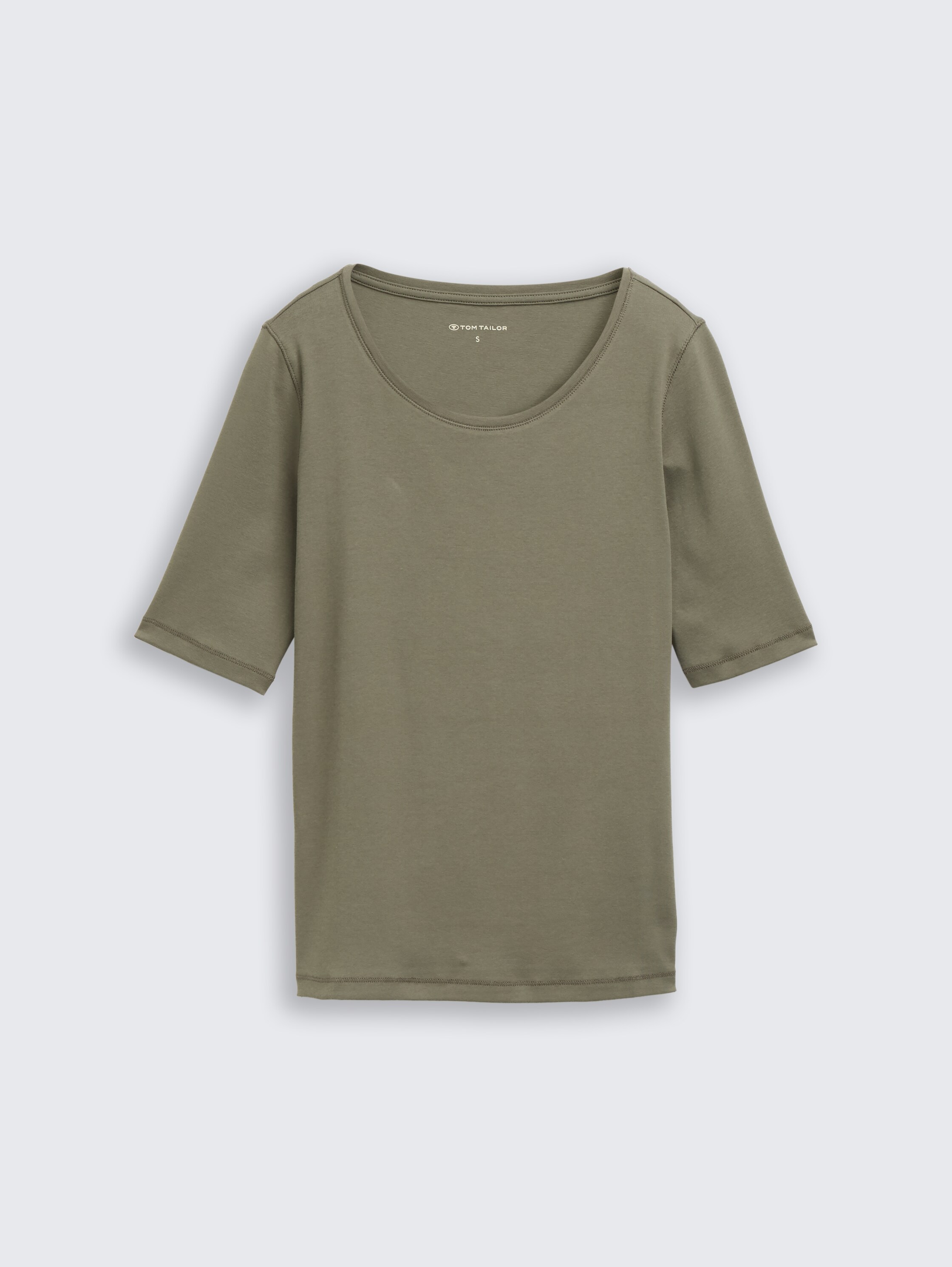 Basic T-shirt - cloudy_green - 