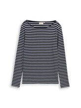 Nicht ausgewählt, Langarmshirt mit Streifenmuster von , blau