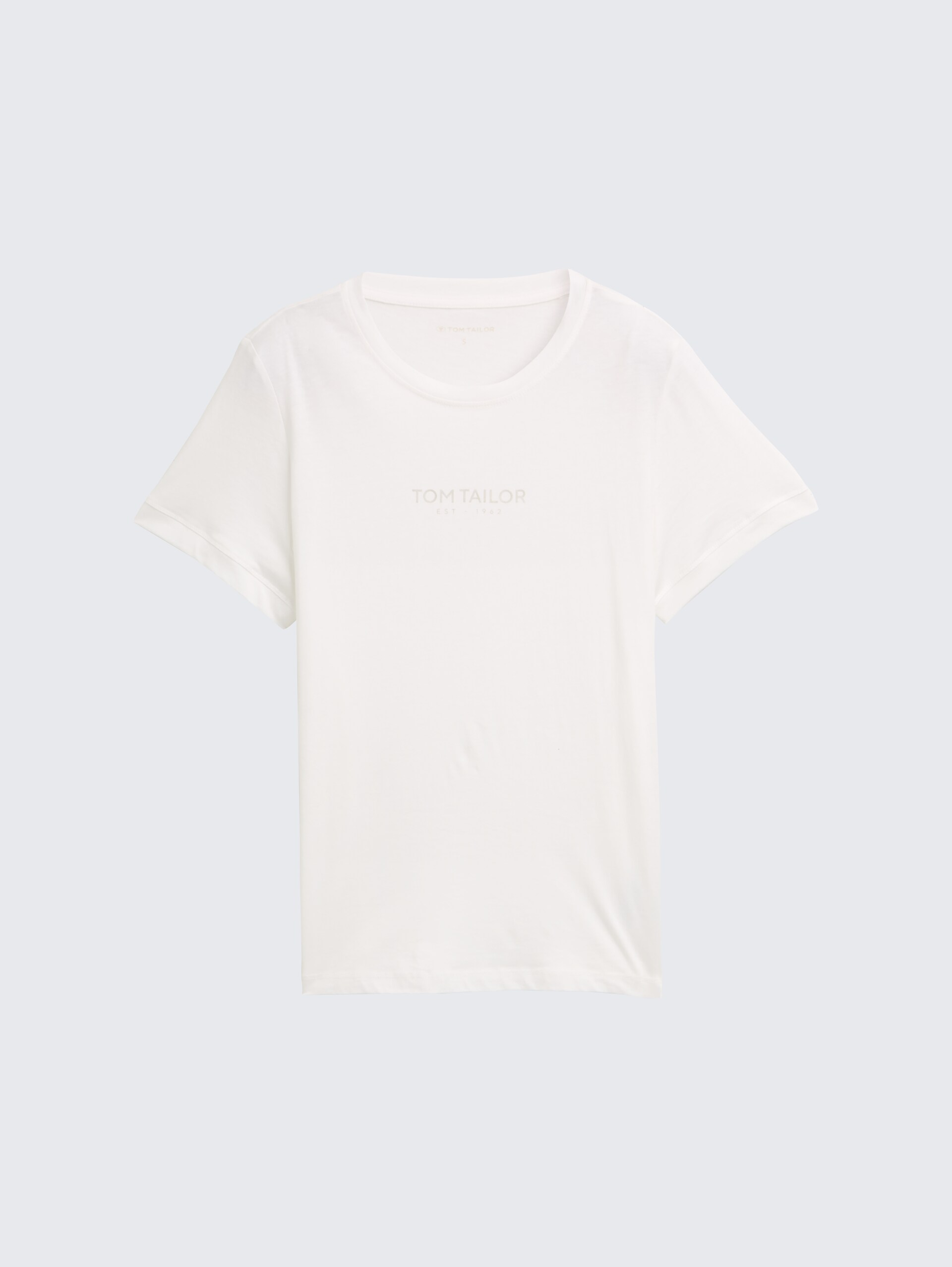 T-Shirt mit Logo-Print - Whisper White - Vorder-Produkt-Ansicht
