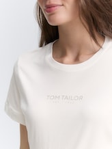 T-shirt avec logo imprimé - Whisper White - Vue détaillée du modèle