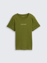 T-shirt avec logo imprimé - deep ivy green - Vue de face du produit