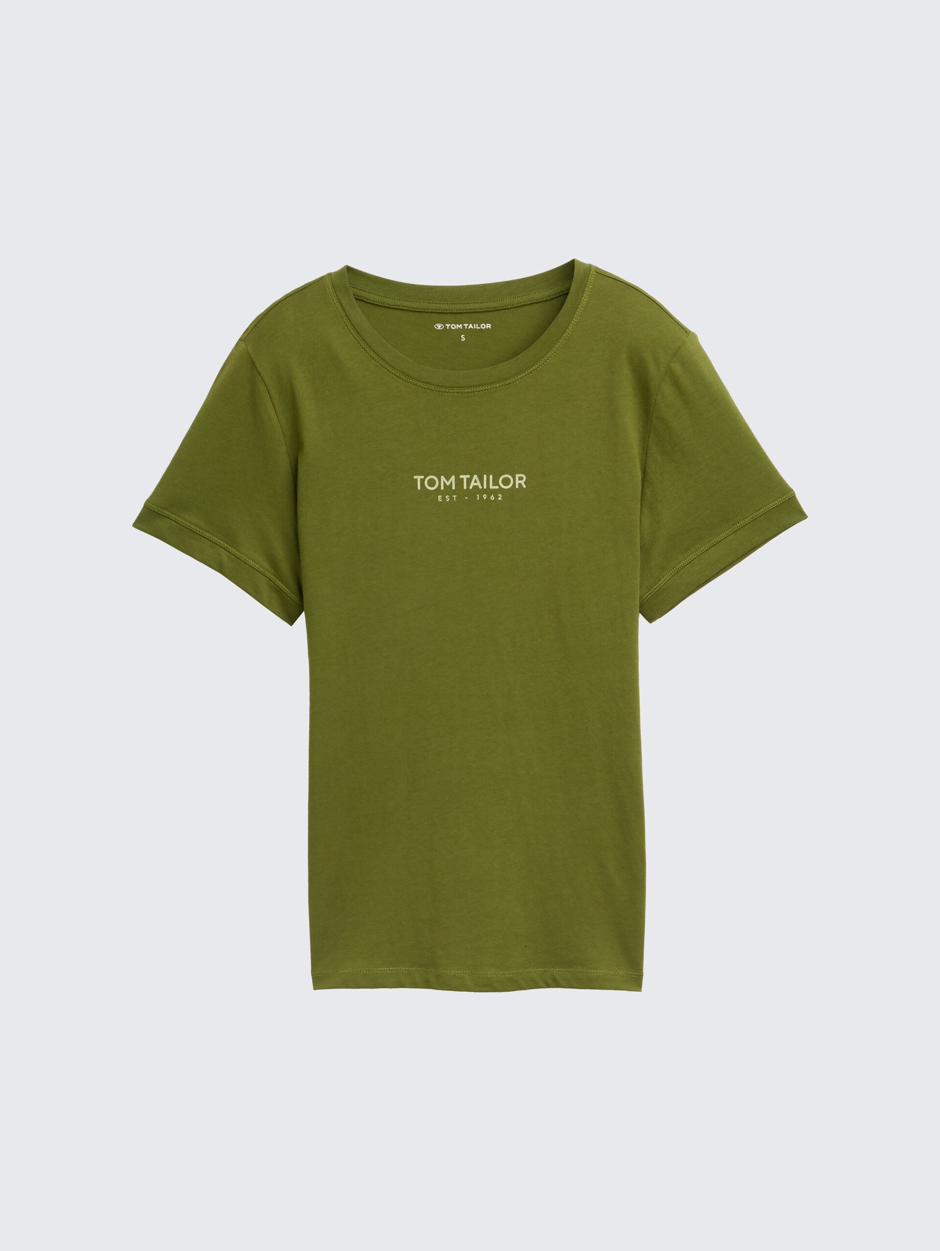T-Shirt mit Logo-Print - deep ivy green - Vorder-Produkt-Ansicht