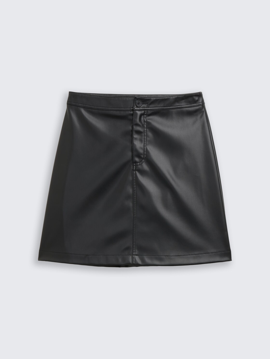 Mini-Rock in Leder-Optik - deep black - Vorder-Produkt-Ansicht