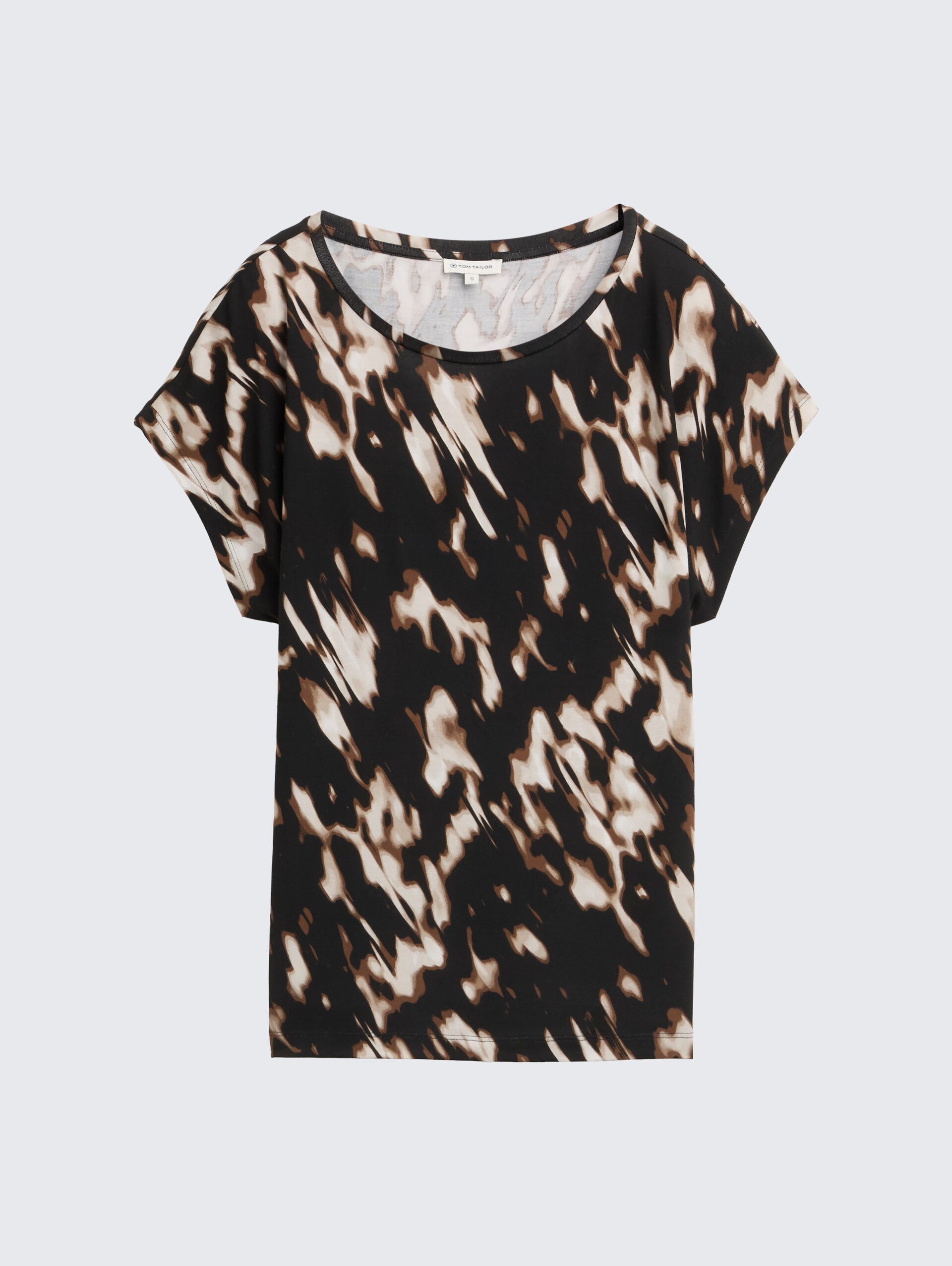T-Shirt mit Muster - blurry animal design - Vorder-Produkt-Ansicht