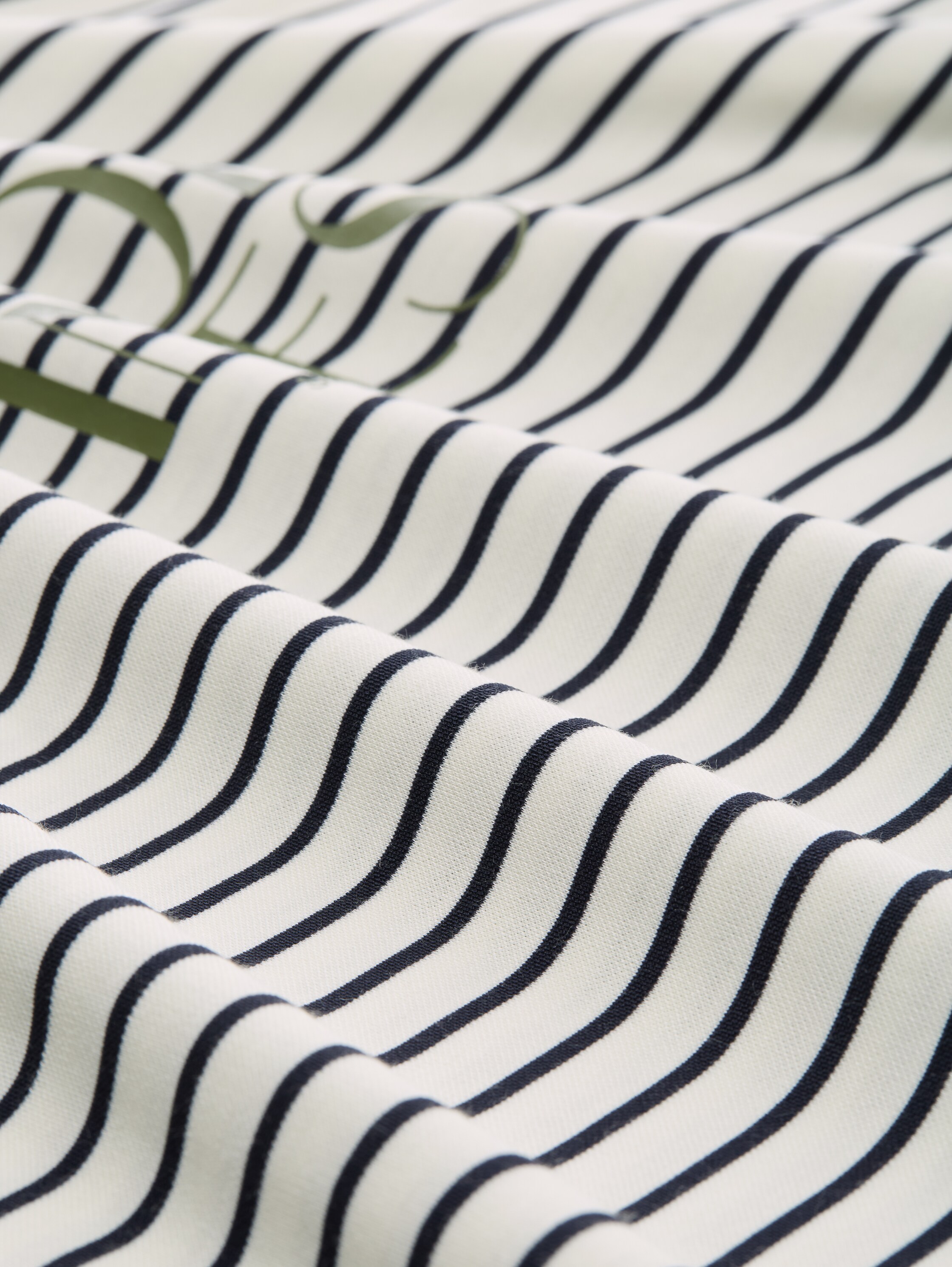 T-shirt met gestreept patroon - offwhite_navy_tee_stripe - 