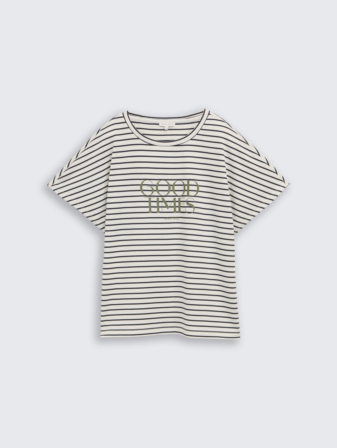 T-Shirt mit Streifenmuster - offwhite navy tee stripe - Vorder-Produkt-Ansicht