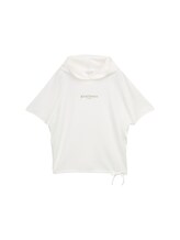 Sélectionné, T-shirt avec capuche par Tom Tailor, blanc