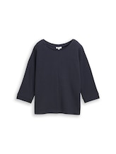 Non sélectionné, T-shirt manches longues loose fit avec manches chauve-souris par , bleu