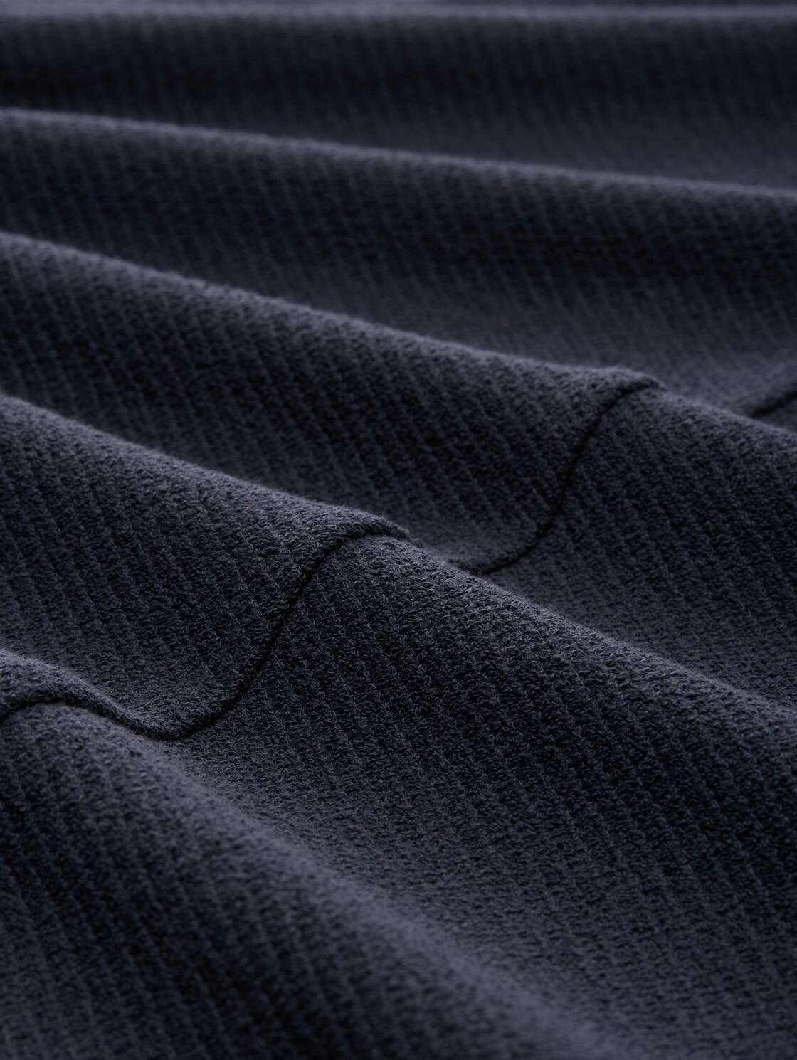 Loose Fit Langarmshirt mit Fledermausärmeln - Lunar Eclipse - Material-Ansicht