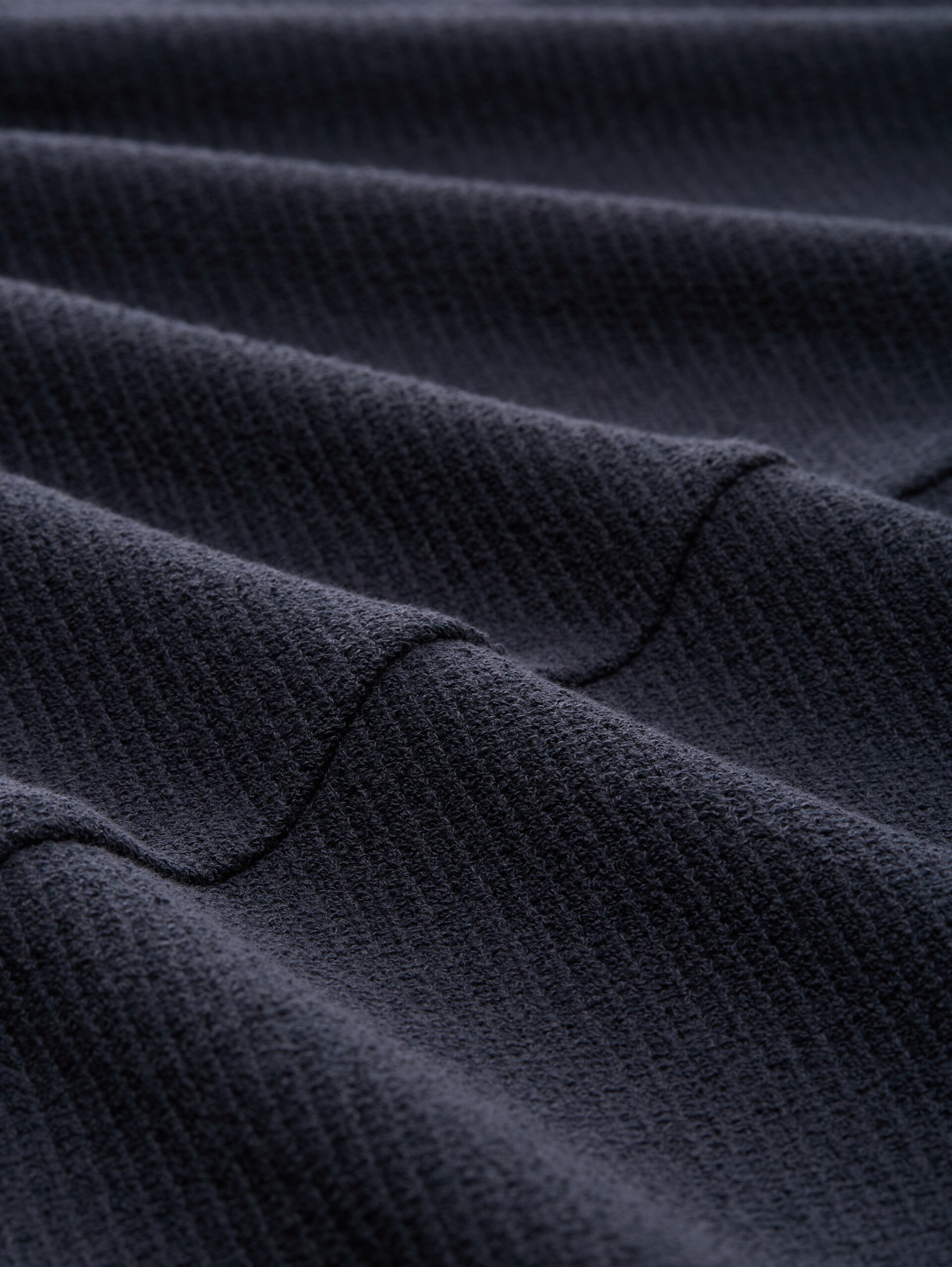 Loose Fit Langarmshirt mit Fledermausärmeln - Lunar Eclipse - Material-Ansicht