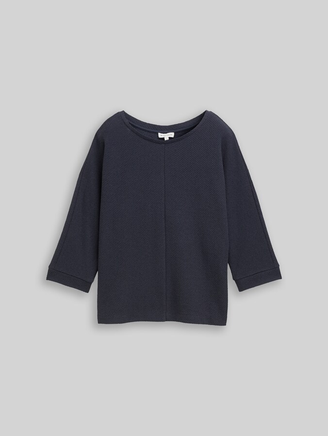 Los shirt met lange mouwen en vleermuismouwen door Women, Lunar Eclipse