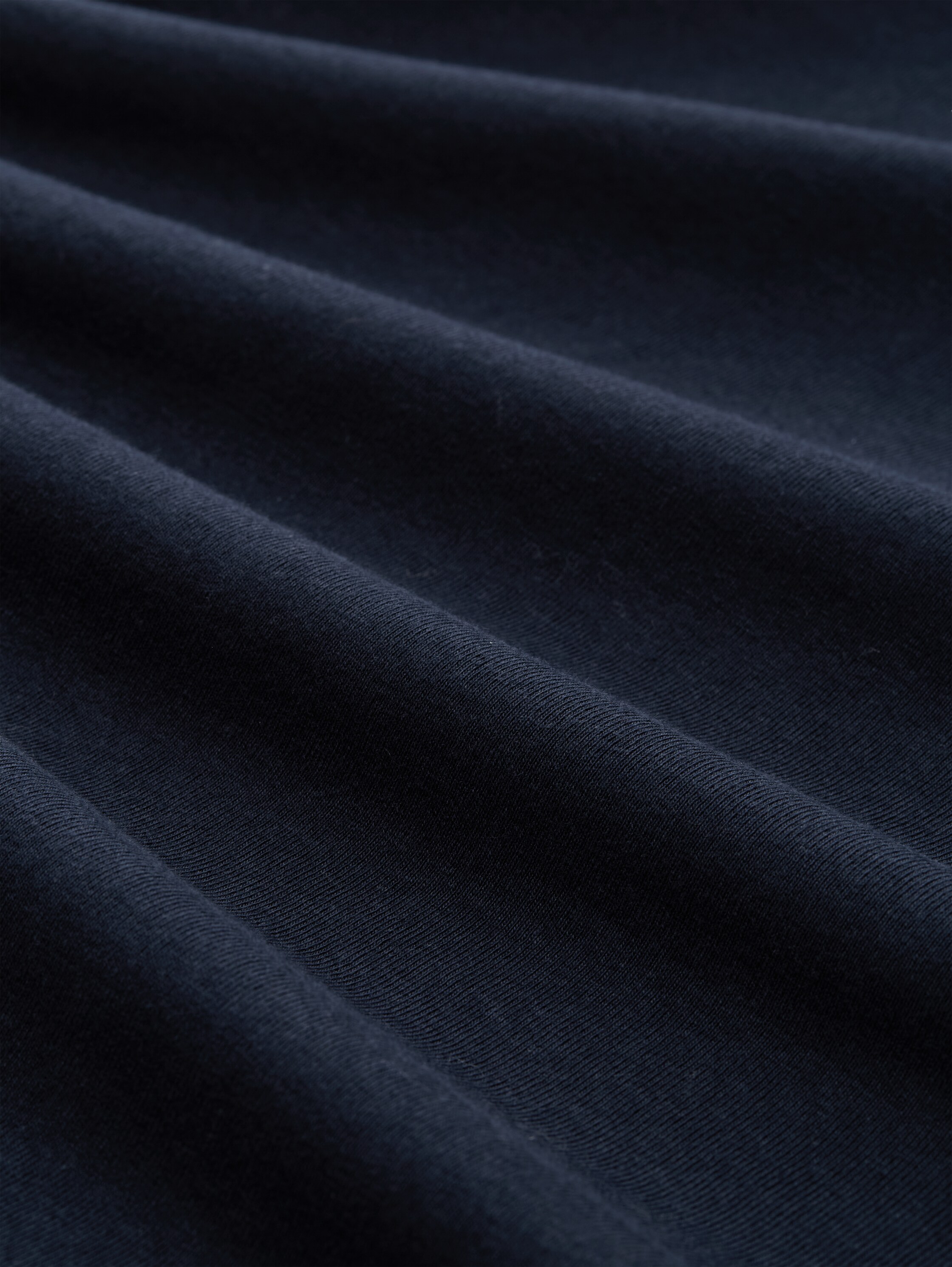 Basic Slim Fit Langarmshirt - Lunar Eclipse - Material-Ansicht