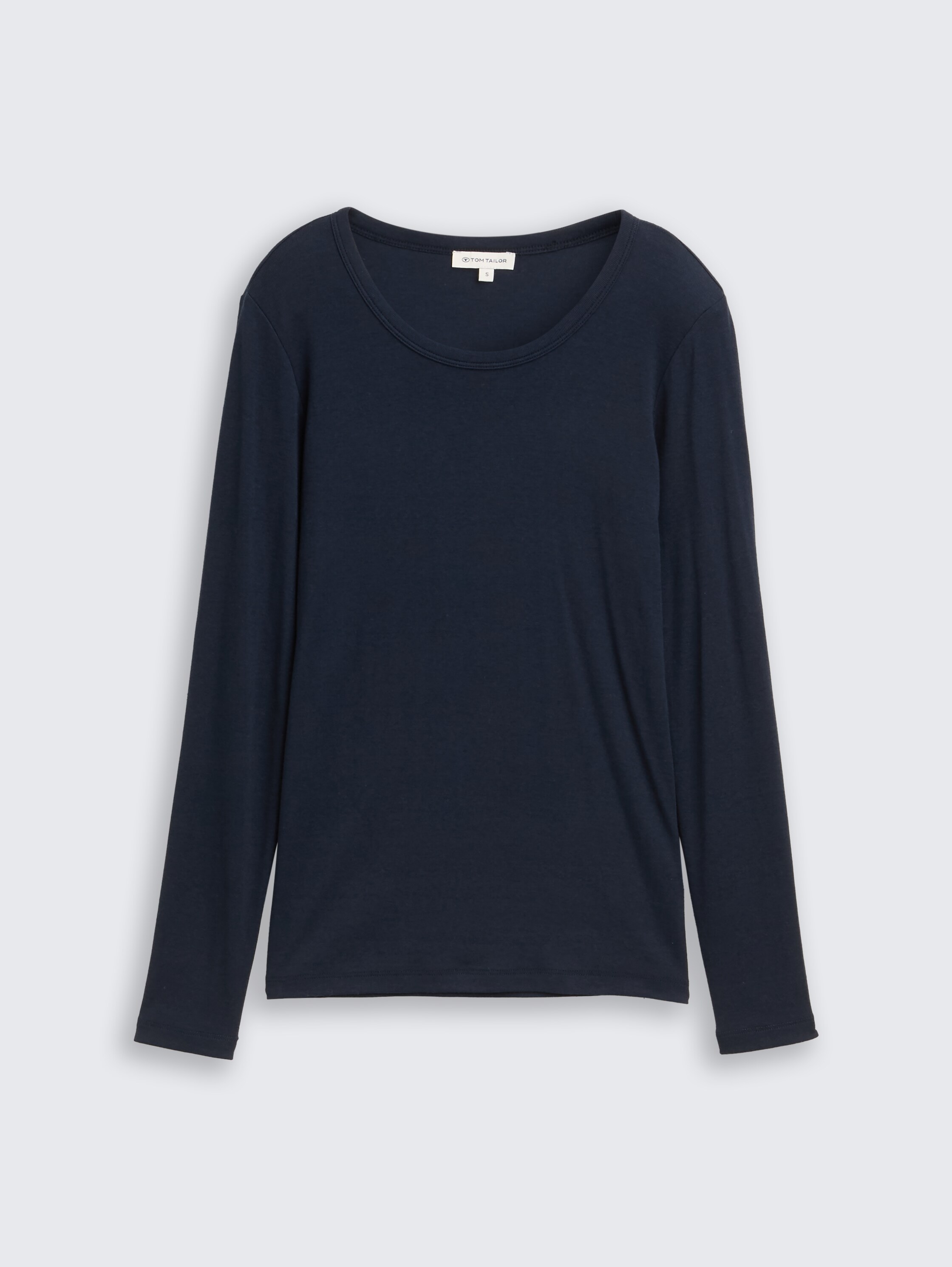 Basic Slim Fit Langarmshirt - Lunar Eclipse - Vorder-Produkt-Ansicht