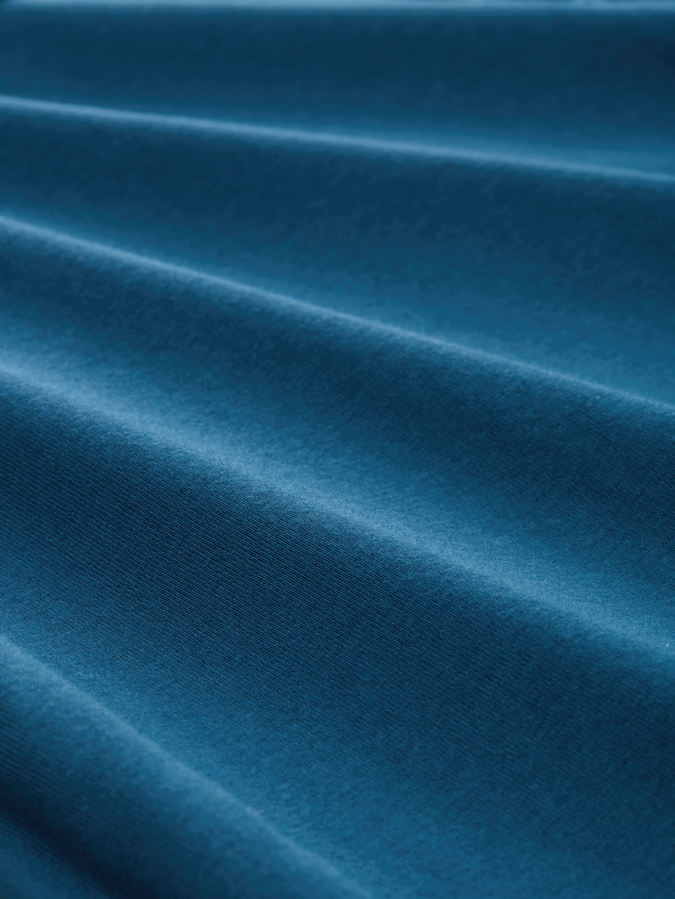 Basic Slim Fit Langarmshirt - dark_petrol_1 - 