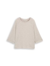 Niet geselecteerd, Shirt met lange mouwen en raglanmouwen door , bruin