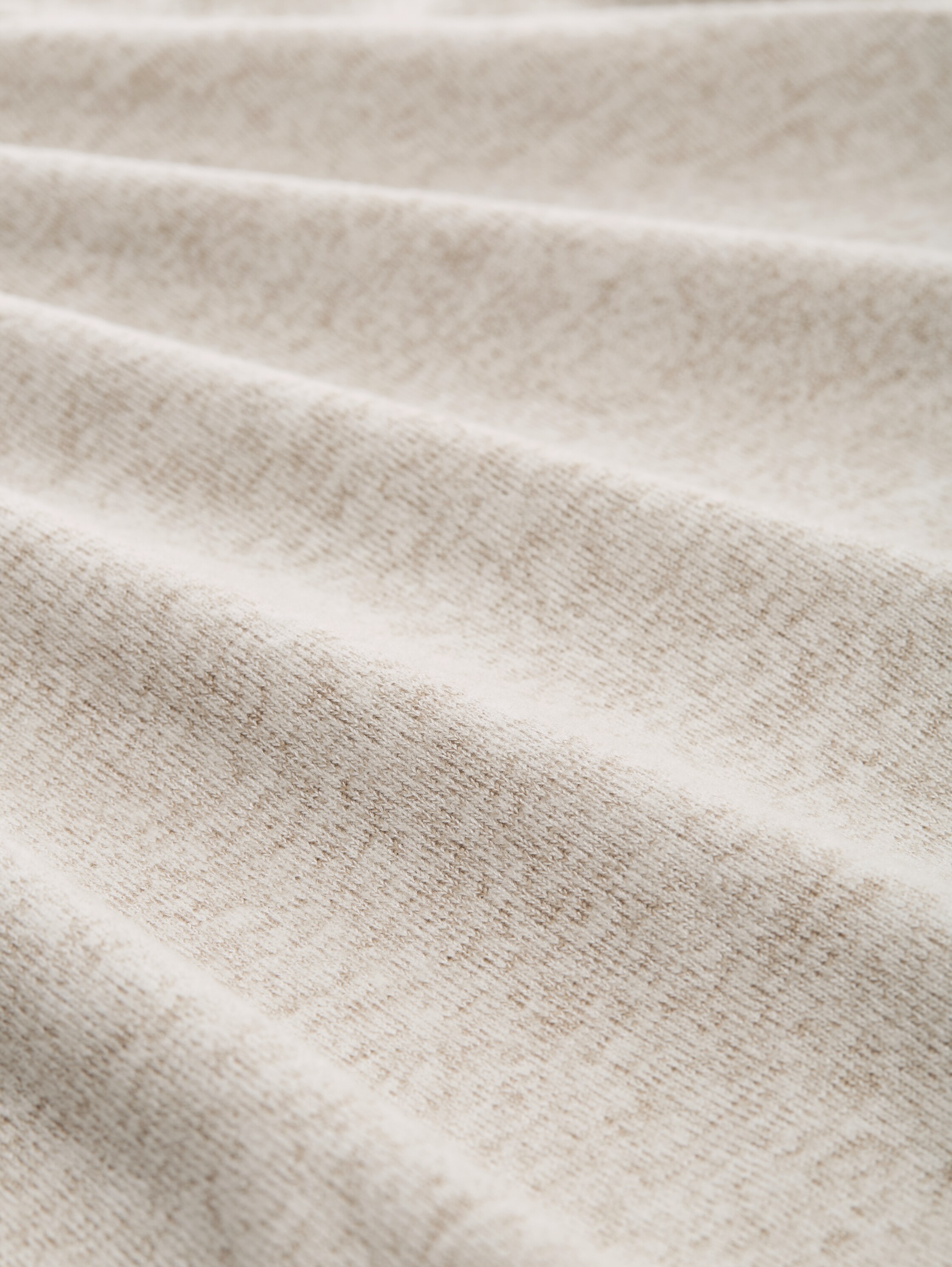 T-shirt à manches longues avec manches raglan - soft taupe melange - Vue de la matière