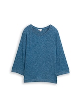 Geselecteerd, Shirt met lange mouwen en raglanmouwen door Tom Tailor, blauw