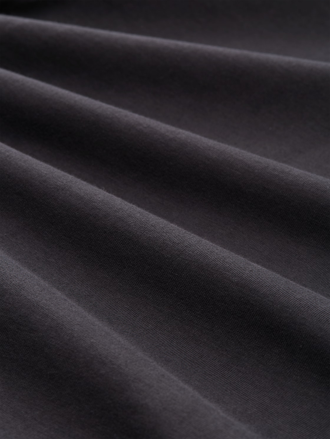 Langarmshirt mit Logo-Print - Tarmac Grey - Material-Ansicht