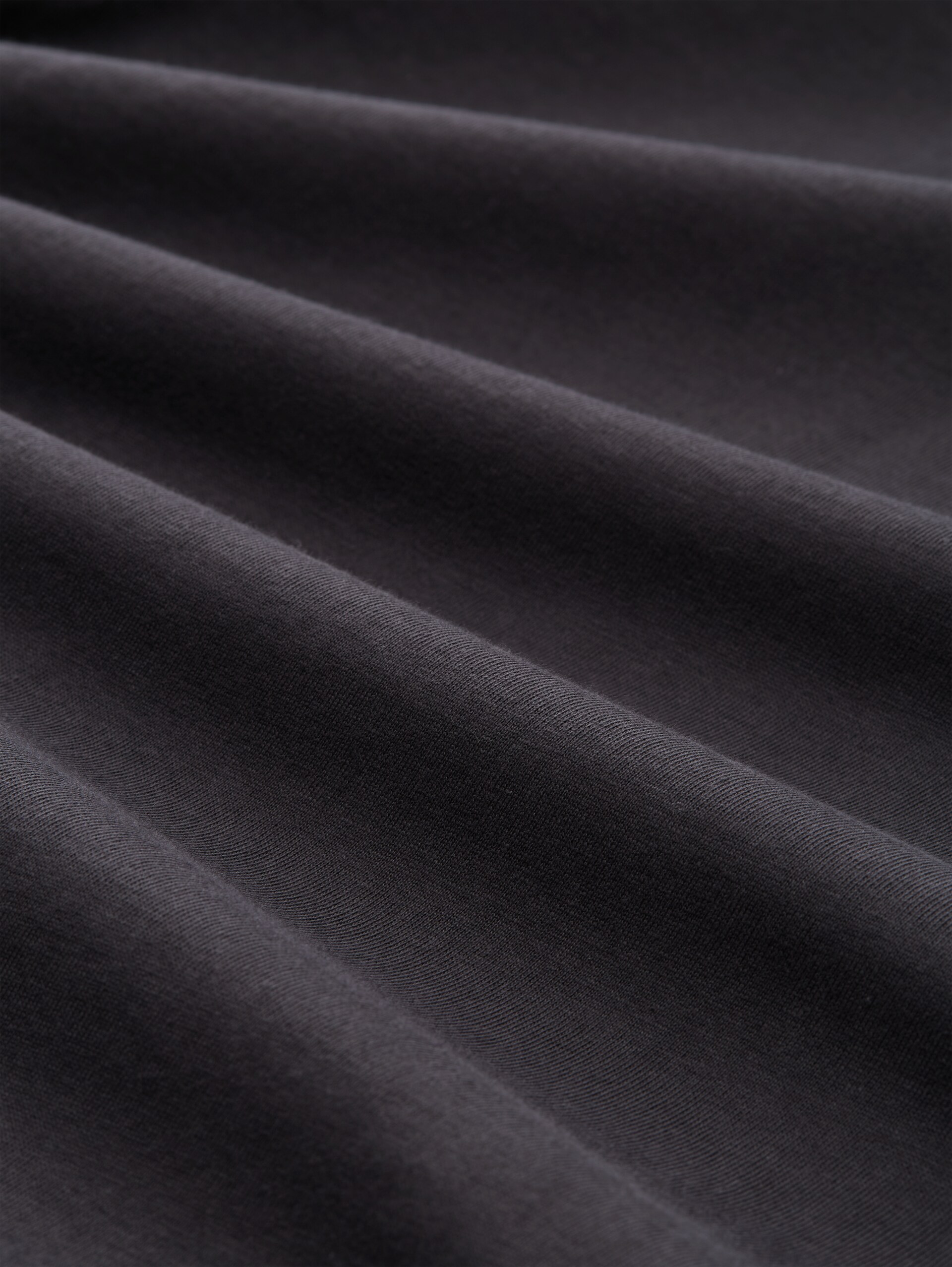 Long-sleeved shirt with logo print - Tarmac Grey - Material view