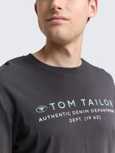 Top à manches longues avec logo imprimé - Tarmac Grey - Vue détaillée du modèle