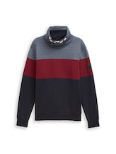 Nicht ausgewählt, Snood Sweatshirt mit Colour Blocking von , rot