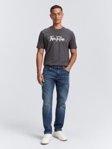 T-shirt avec logo imprimé - Tarmac Grey - Vue de face du modèle