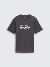 T-shirt avec logo imprimé - Tarmac Grey - Vue de face du produit