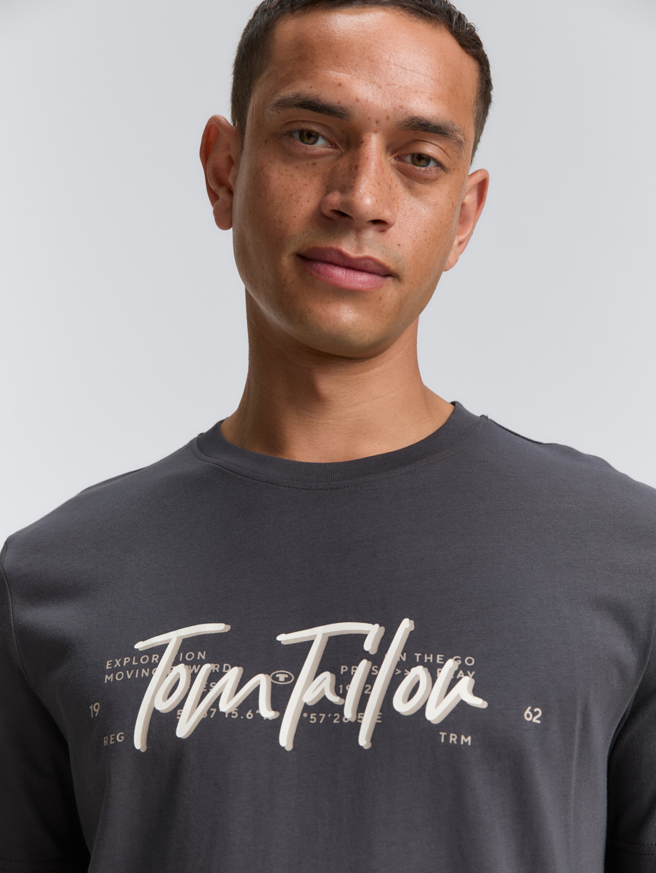 T-shirt with logo print - tarmac_grey - 