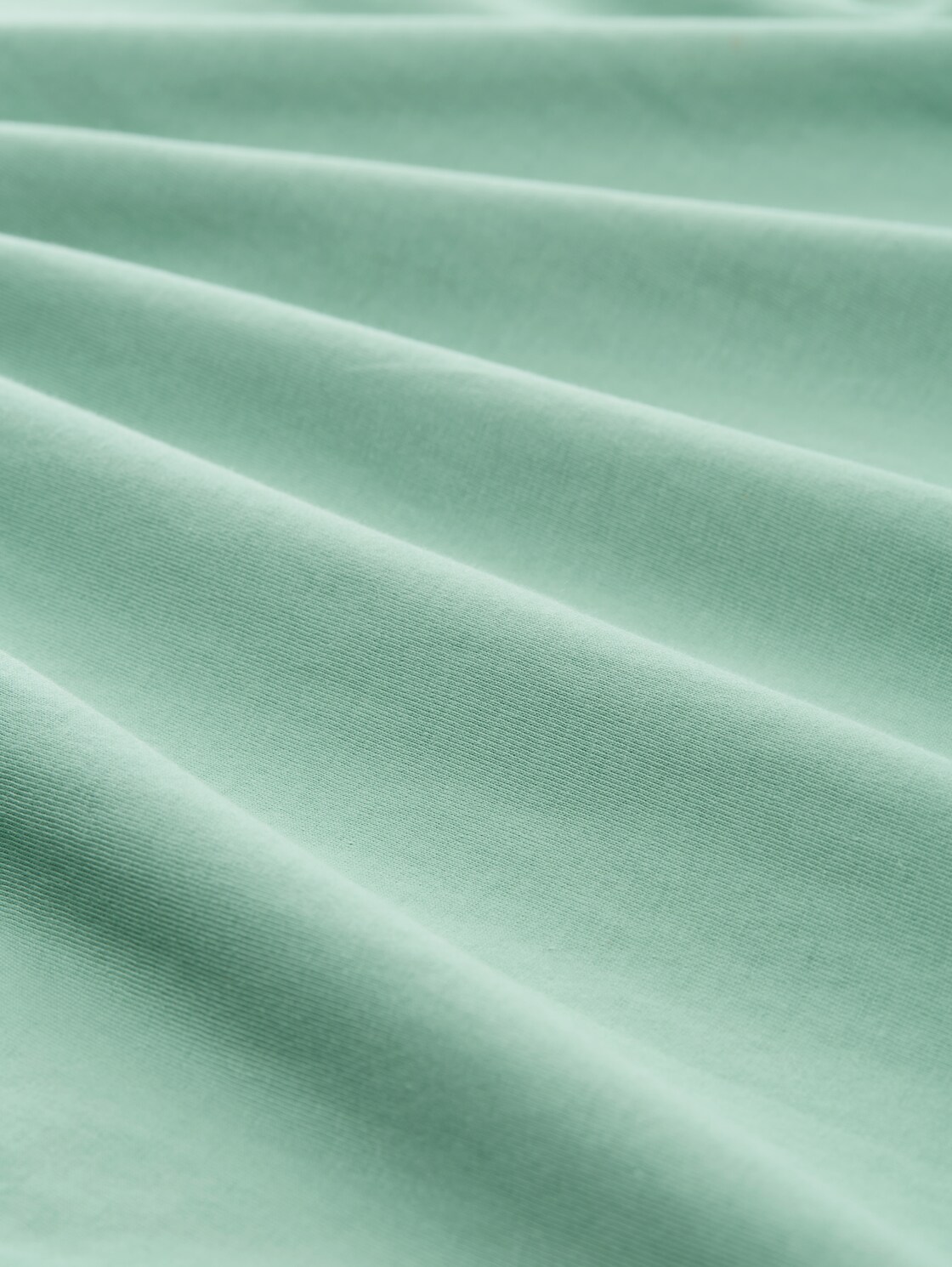 T-Shirt mit Logo-Print - dust green - Material-Ansicht