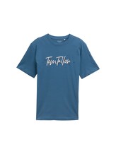 Not Selected, T-shirt with logo print by , blue