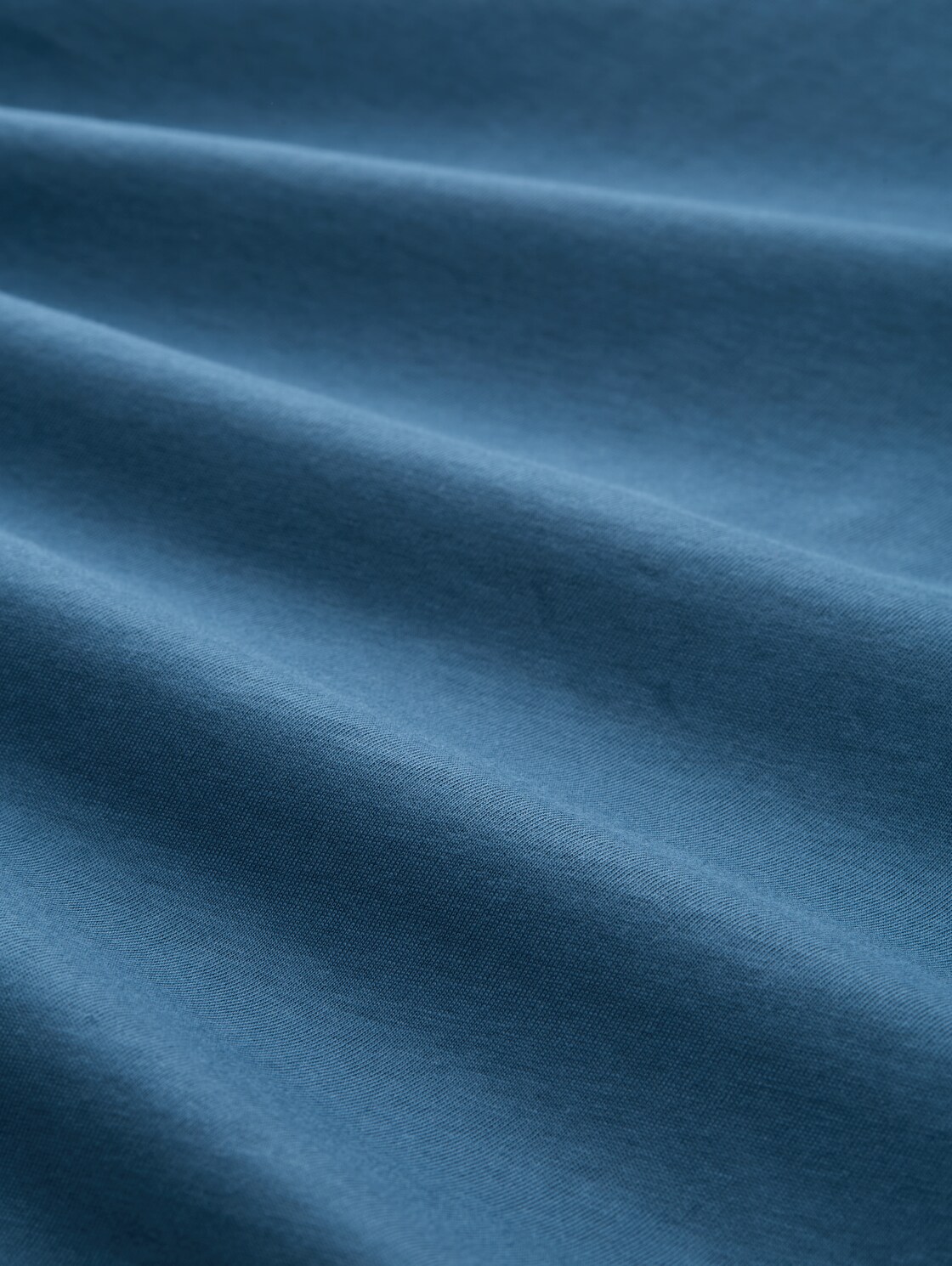 T-Shirt mit Logo-Print - real teal blue - Material-Ansicht