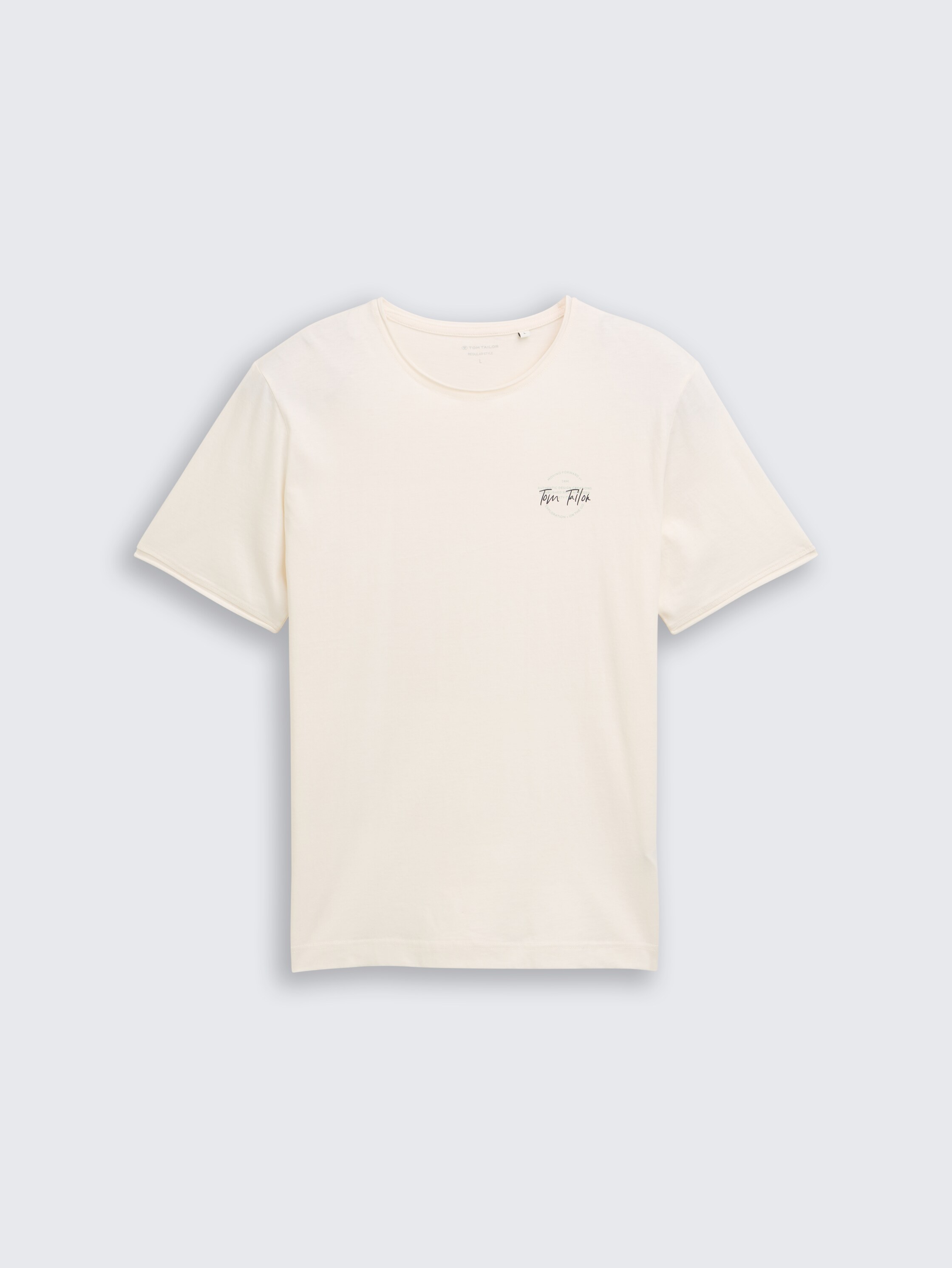 T-Shirt mit Print - gardenia_white - 