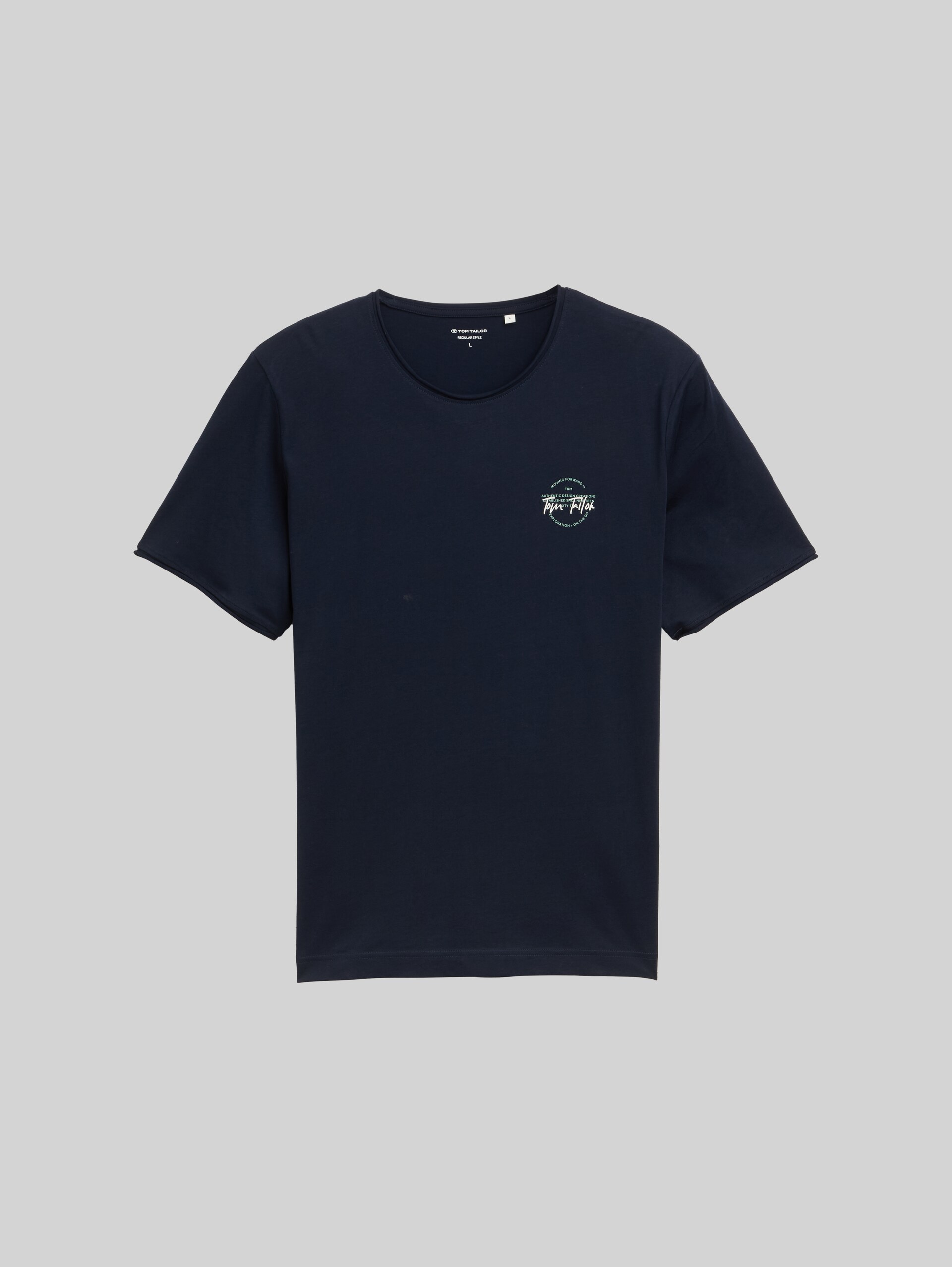 T-shirt with print - sky captain blue - Front product view