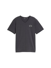 Nicht ausgewählt, T-Shirt mit V-Ausschnitt von , schwarz