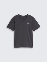 T-shirt à col en V - Tarmac Grey - Vue de face du produit